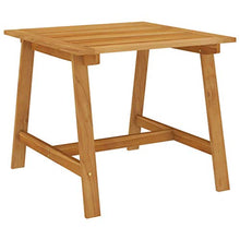 FAMIROSA Set da Pranzo da Giardino 3 pz in Legno Massello di Acacia