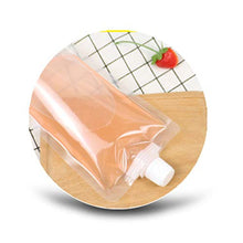 HEMOTON 50 Pezzi di Sacchetti per Bevande Sacchetti di Bevande Sacchetti di Bevande Sacchetti Riutilizzabili Sacchetti di Beccuccio Liquidi Pallone da Crociera per Bevande Subdole (100 Ml)