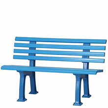 BLOME-TIL. Ibiza Panca, plastica, Azzurro, 54 x 120 x 74 cm, 50926