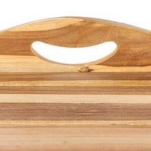 PrimeMatik - Vassoio Pieghevole per Esterni con Gambe 60 x 70 x 40 cm in Legno di Teak Certificato