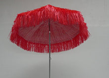 Maffei Art 6 Kenia, ombrellone Rotondo Diametro cm 200, ricoperto con Rafia, Made in Italy.