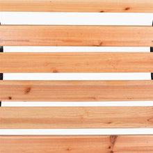 BIGTO, Panca da Giardino in Metallo e Legno