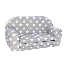 KNORRTOYS.COM Knorrtoys 68441-Kindersofa-Stars White Divano per Bambini