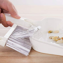 VOSAREA Mini Scopa Manuale Paletta per spazzolare Set di spazzole per Computer Desktop Tastiera per Home Office