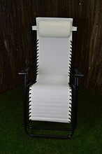 Hamble Distribution Ltd Pieghevole Poltrona textilene Giardino Sedia Beige
