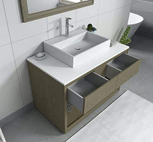 Badplaats B.V. Mobili da Bagno Atlas 110 cm Marrone - Armadio mobiletto lavabo Mobili Armadietto