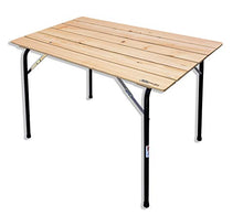 Castelmerlino 28 Tavolo Pieghevole Outdoor Camping Terrazzo Piano in Larice cm 100 x 60