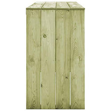 FAMIROSA Tavolo da Bar 170x60x110 cm in Legno di Pino Impregnato