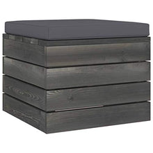 FAMIROSA Set Divani da Giardino su Pallet 5 pz con Cuscini Massello Pino-1791