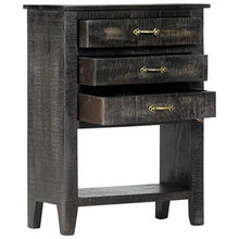 E E-NICES Armadietto 60x30x80 cm in Legno Massello di Mango