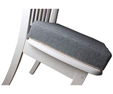 Waigg Kii - Cuscino rotondo imbottito per sedia, 5/8 cm, morbido, per giardino, casa, cucina, interni ed esterni (arancione, 40 x 40 x 5 cm)