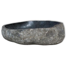 mewmewcat- Lavabo Ovale in Pietra di Fiume 30 cm