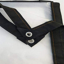 Telo trasparente impermeabile in tela cerata da giardino in tessuto con pellicola con/occhielli e cordino resistente/copertura per tettoia isolante anti-gelo/anti-UV/antivento per s(Size:3x4M)
