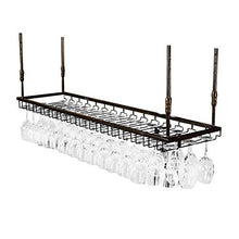 Rastrelliere per Bicchieri da Vino Portabicchieri retrò Tazza del Goblet - Sospensione Portabicchiere per Vino, Retro Stand Appeso in Ferro battuto, Scaffale per la Decorazione del soffitto per Bar /