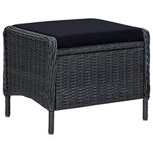 vidaXL Set Divani da Giardino 2 pz con Cuscini Polyrattan Grigio Scuro