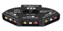 SaySure - 3 Way Port Audio Video AV RCA Switcher Splitter