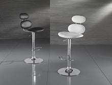 Wink design, Overland Park, Set 2 Sgabelli Bar, finta pelle, Nero