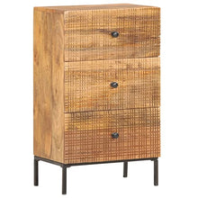 vidaXL Credenza 45x30x75 cm in Legno Massello di Mango