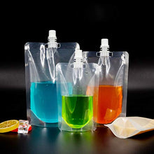 HEMOTON 50 Pezzi di Sacchetti per Bevande Sacchetti di Bevande Sacchetti di Bevande Sacchetti Riutilizzabili Sacchetti di Beccuccio Liquidi Pallone da Crociera per Bevande Subdole (100 Ml)
