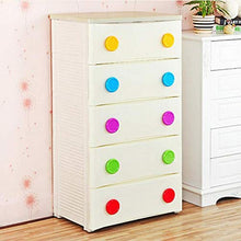 QiHaoHeji - Armadietto portatile a 5 cassetti, per armadio, camera da letto, corridoio, guardaroba, plastica, nero, 113x40x60cm