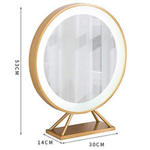 Specchio per Trucco Specchio a Luce LED Illuminato, Specchio per Trucco, con Lampadine LED Dimmerabili e Design Touch-Control con LED Luci, 3 modalità di Colore