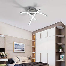 DAXGD Lampada da Soffitto LED, 21W Plafoniera a LED a superficie a forma di forcella per Camera da letto Scala Corridoio, 39CM Plafoniera LED Soffitto Luce bianca fredda 6000K