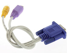 SaySure - VGA to TV Converter S-Video/RCA out Cable Adapter