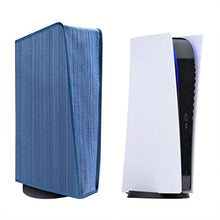 Xuebai Custodia Protettiva Morbida per Pelle Host DustProof Cover per PS5 Play-Station 5 Cover per Console Nera
