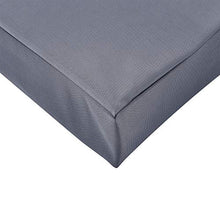 [neu.haus] Fodera per Cuscini e Spugne 120 x 80 x 10 cm Rivestimento Uso Interno Esterno Grigio Scuro