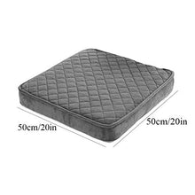 XHNXHN - Cuscino quadrato in schiuma antiscivolo, per sedia e sedie rimovibili, cuscini per auto, accoglienti, ufficio e casa (sedia non inclusa), 50 x 50 cm (20 x 20 in)