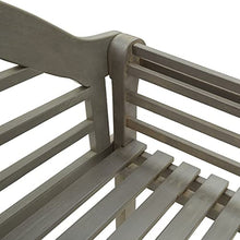 VidaXL - Panca da giardino in legno di acacia solido, 135 cm, colore: Grigio