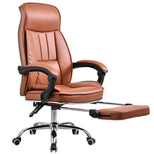 Sedia Gaming Ufficio da Scrivania con Massaggio Poltrona Ergonomica Sedie da Gaming Girevole con Rotelle, Altezza Regolabile e Supporto Lombare,Marrone