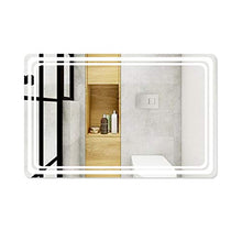 HL LED luce bagno specchio impermeabile e anti-appannamento touch screen interruttore 500 * 700 mm, adatto per il bagno bellezza trucco-Bianco