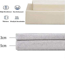 Sunshinelh - Cuscino in schiuma ad alta densità, spessore 3 cm / 5 cm, per sedie da patio, cuscini per divano e mobili da terrazza, 30 cm x 140 cm x 5 cm