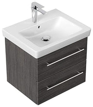Mobile bagno con lavabo Villeroy & Boch Subway 2.0 55cm antracite venato