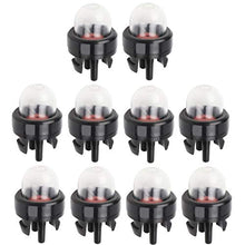 Rockyin 10pcs Primer Bulb Pompa Forma for Walbro Poulan Ppb100e Ppb150e Ppb200 Ppb200e