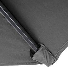 Mendler Ombrellone Giardino Spiaggia Acerra 3m con Base Grigio