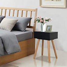 vidaXL Comodini Set 2 pz in Massello di Pino 40x30x61 cm Neri