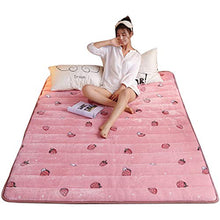 Futon Coprimaterasso Tatami in cotone, antiscivolo, pieghevole, comodo tappetino portatile, per dormire, camera da letto per studenti giapponesi 2.0 * 2.2m E