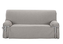Martina Home Grecia Custodia di Divano Fiocco, Grigio, 3 posti