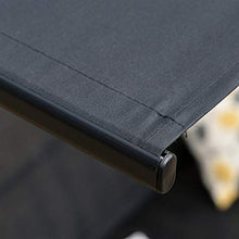 giordano shop Dondolo 3 Posti da Giardino 172x110x155 cm in Metallo e Textilene Nero