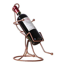 GSAGJsf Wine Rack, Supporto in Ferro battuto del Vino, Retro Ferro Battuto Wine Organizzazione Decorazione Domestica Ornamenti