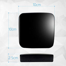 VSander specchi LED Nero Pieghevole ABS Nero 3500mAh Ricarica USB Ricarica Specchio/Carica Tesoro