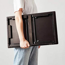 jiaju Tavoli da Picnic Tavolo Pieghevole, Tavolo per Computer Portatile in bambù Scrivania Semplice per Computer per Letto Divano Pieghevole Pieghevole Portabicchieri per Notebook da Letto per Laptop
