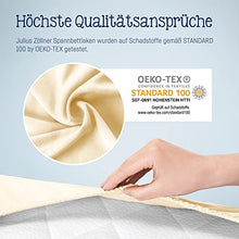 Julius Zöllner 8320113230 - Coprimaterasso Jersery per Lettino, Dimensione: 60 x 120 cm/70 x 140 cm, Colore: ecru