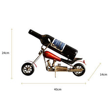 Bradoner - Portabottiglie da vino, colore: Rosso/Marrone