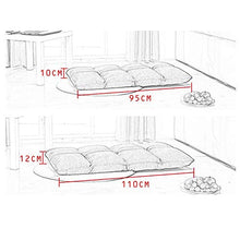 MICEROSHE Comodo Divano Sedia Cuscino Cuscino per Balcone Lazy CouchComputer Bed Waist Chair Sedie comode e Belle (Colore : Rosso, Dimensione : L:110 * 52 * 12cm)