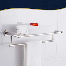 YFFSBBGSDK Towel Rack Stainless Steel Wall Mounted Bathroom Towel Rack Single Layer Rail Holder