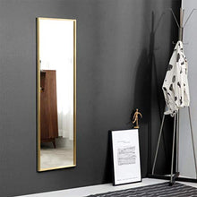IG Specchi per Specchi per Specchi da Parete per Soiorno Semplice Rettangolare Fine Side Nordic Brass Bedroom Dressing Specchio Specchio Bagno Washroom Specchio Vanity Specchio,60 * 90 Cm,60 * 90 Cm