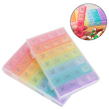 01 Organizer per medicinali da 2 Pezzi 7 Giorni, Scatola per Pillole, Mini per conservare Le Caramelle
